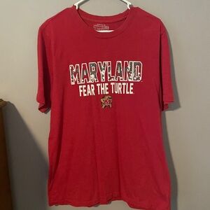 Red Maryland Graphic T-Shirt
